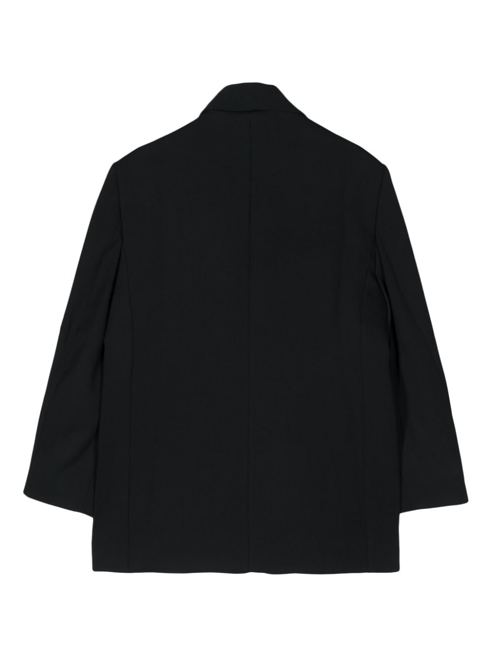 Wool single-breasted blazer jacket