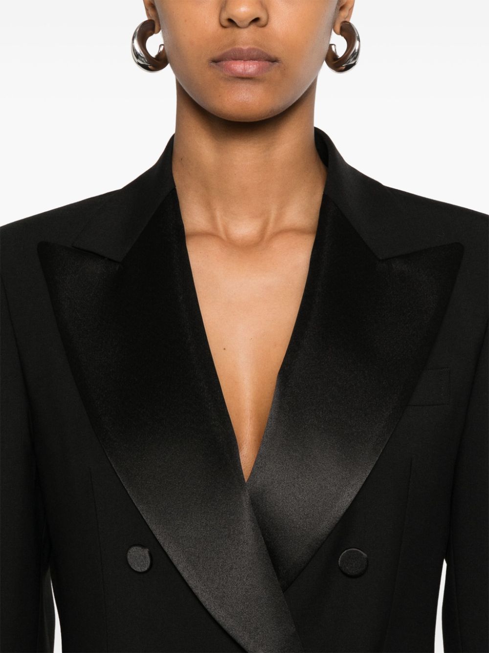 Wool double-breasted suit