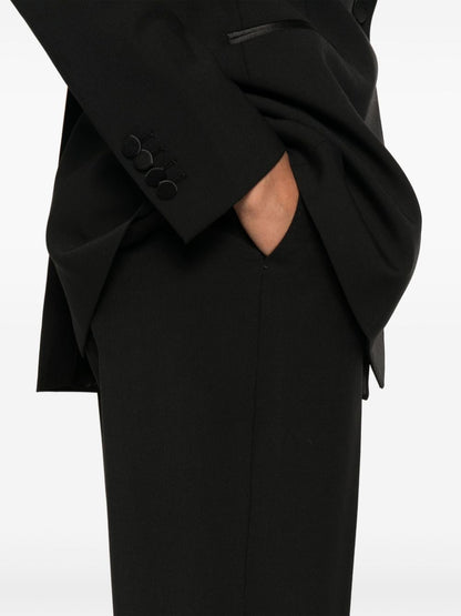 Wool double-breasted suit