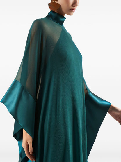 Silk kaftan dress