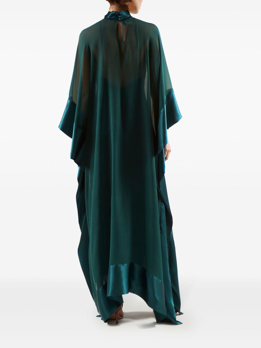 Silk kaftan dress