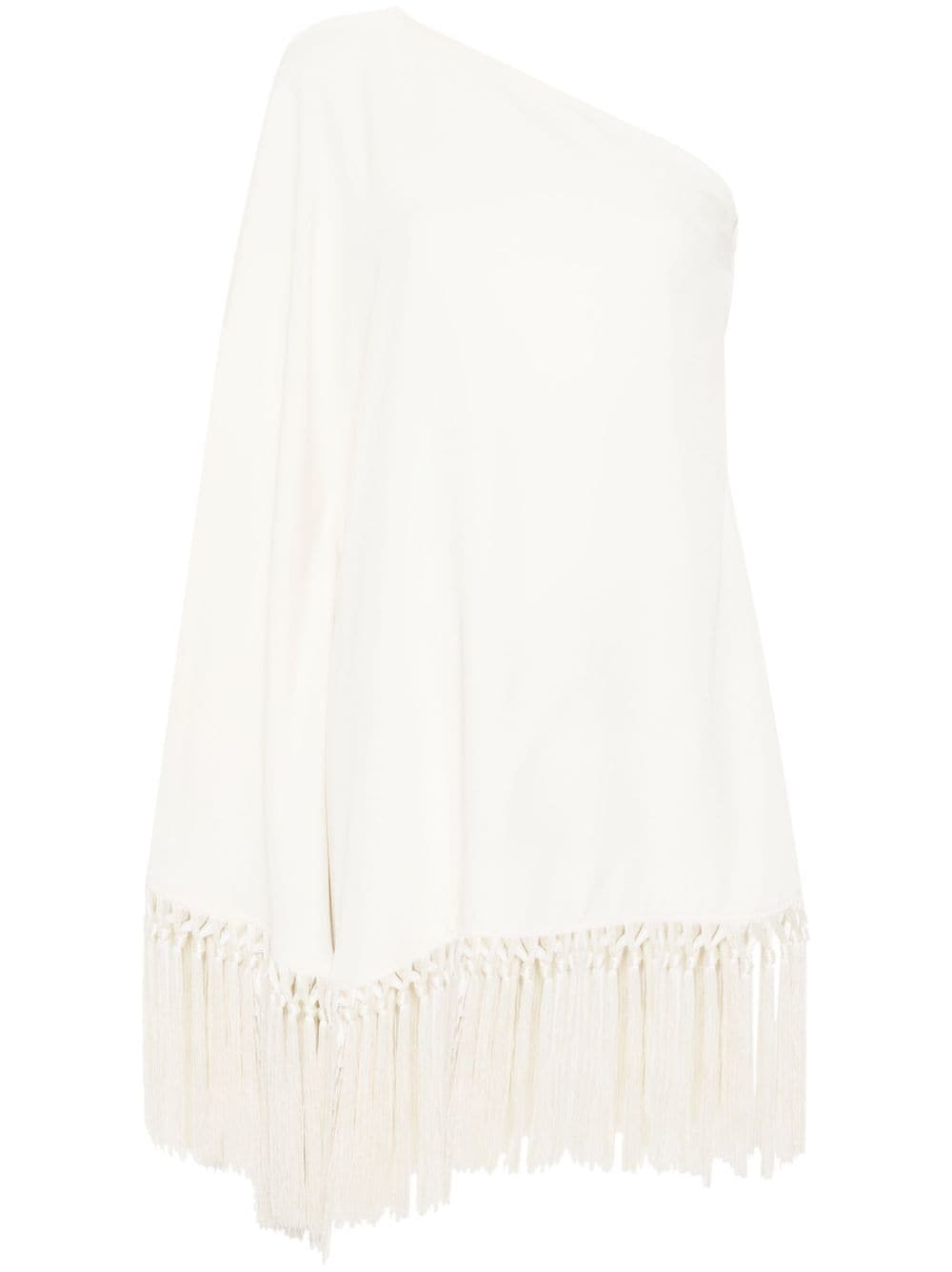 Piccolo arno fringed short dress