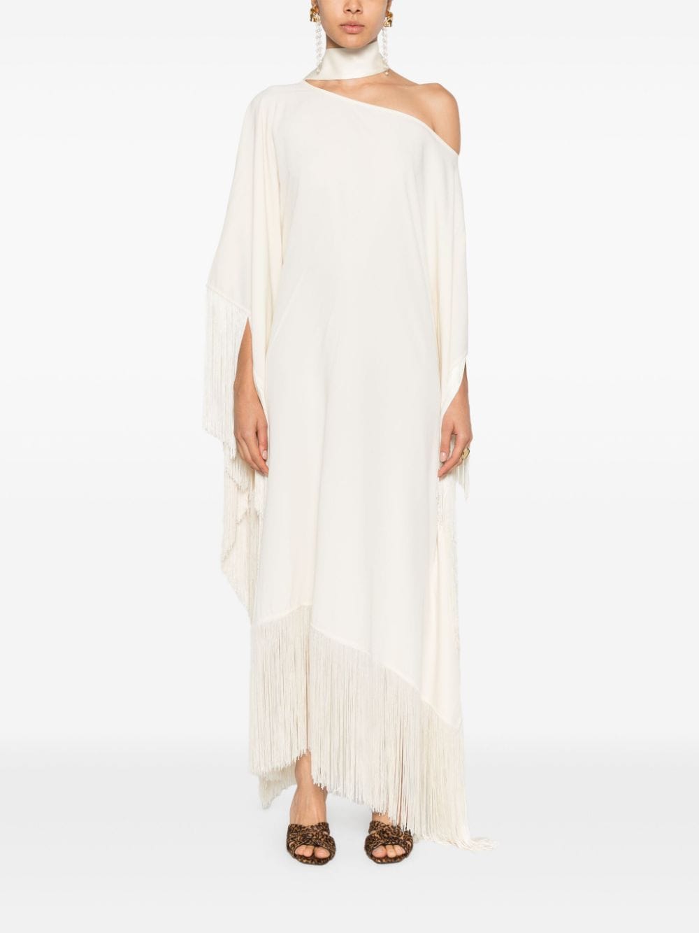 Tevere fringed kaftan