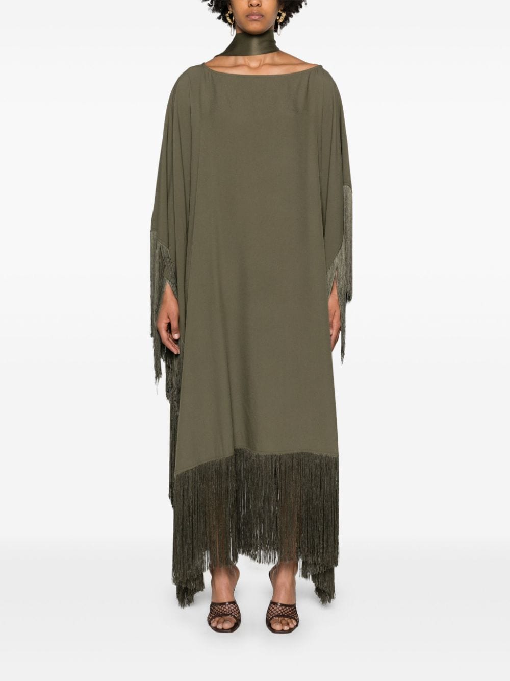 Tevere fringed kaftan