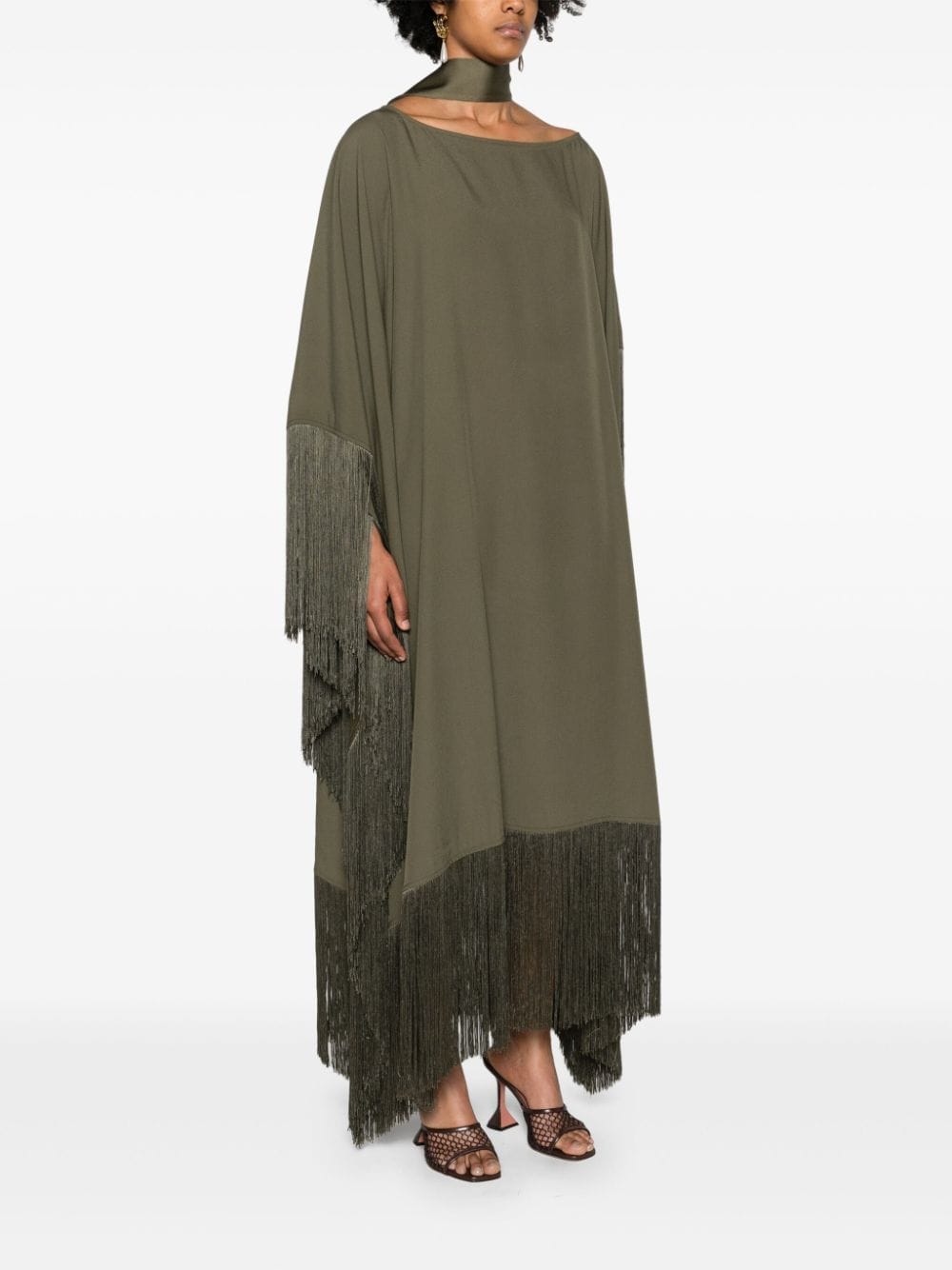 Tevere fringed kaftan