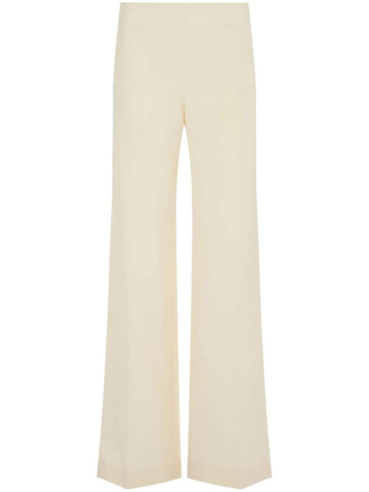 Foulard wool and silk trousers