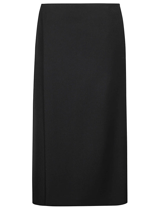 Kavi wool midi skirt