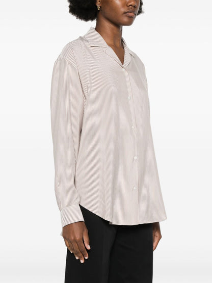 Valene striped silk shirt