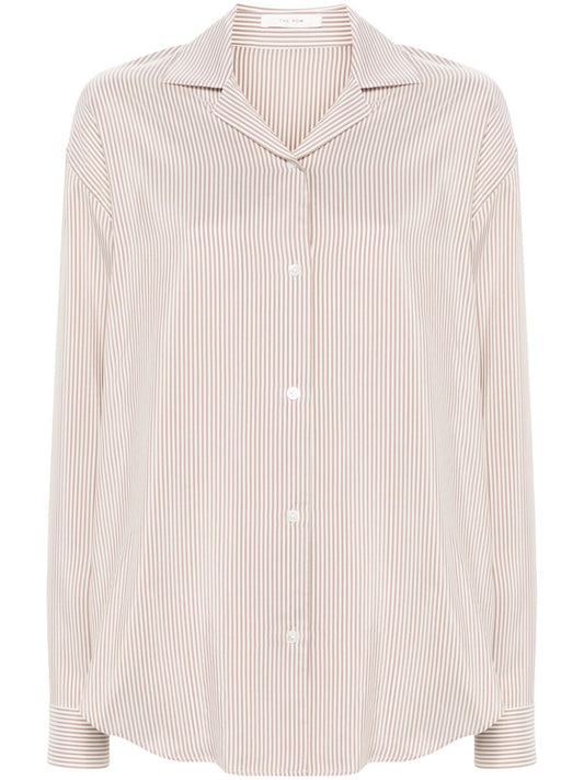 Valene striped silk shirt