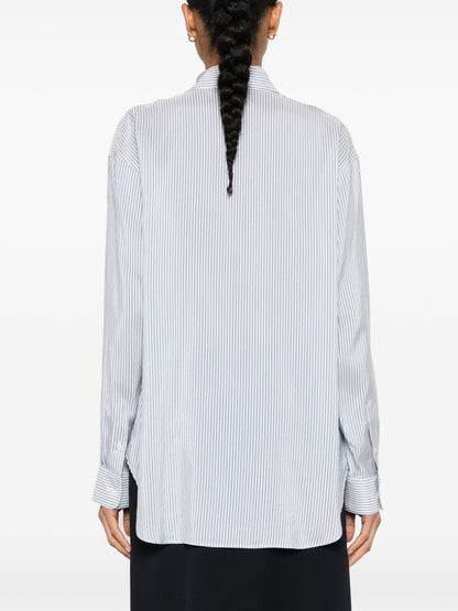 Valene striped silk shirt