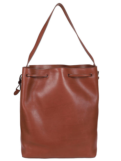 Belvedere leather bucket bag