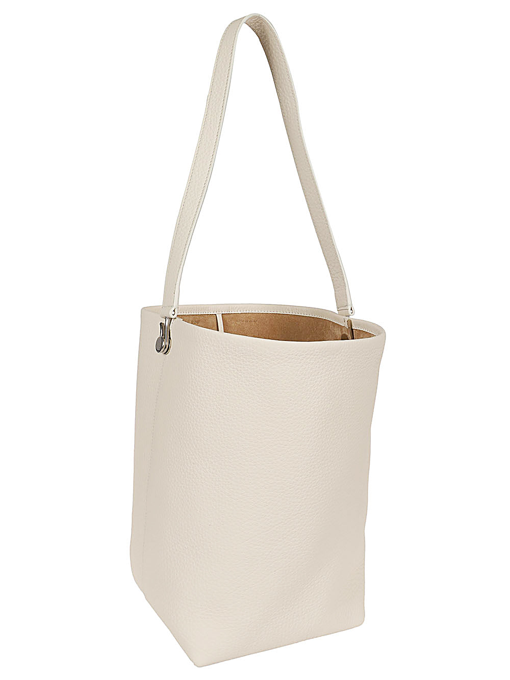 Hook medium leather bucket bag