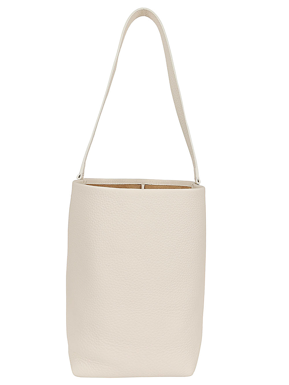 Hook medium leather bucket bag