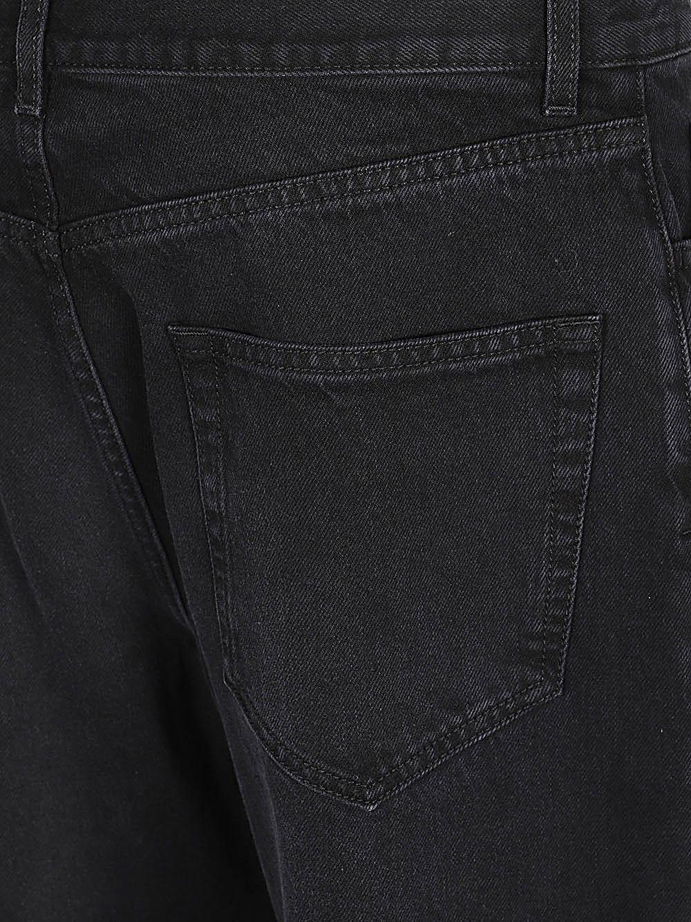 Straigh-leg denim jeans