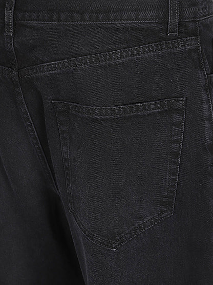 Straigh-leg denim jeans