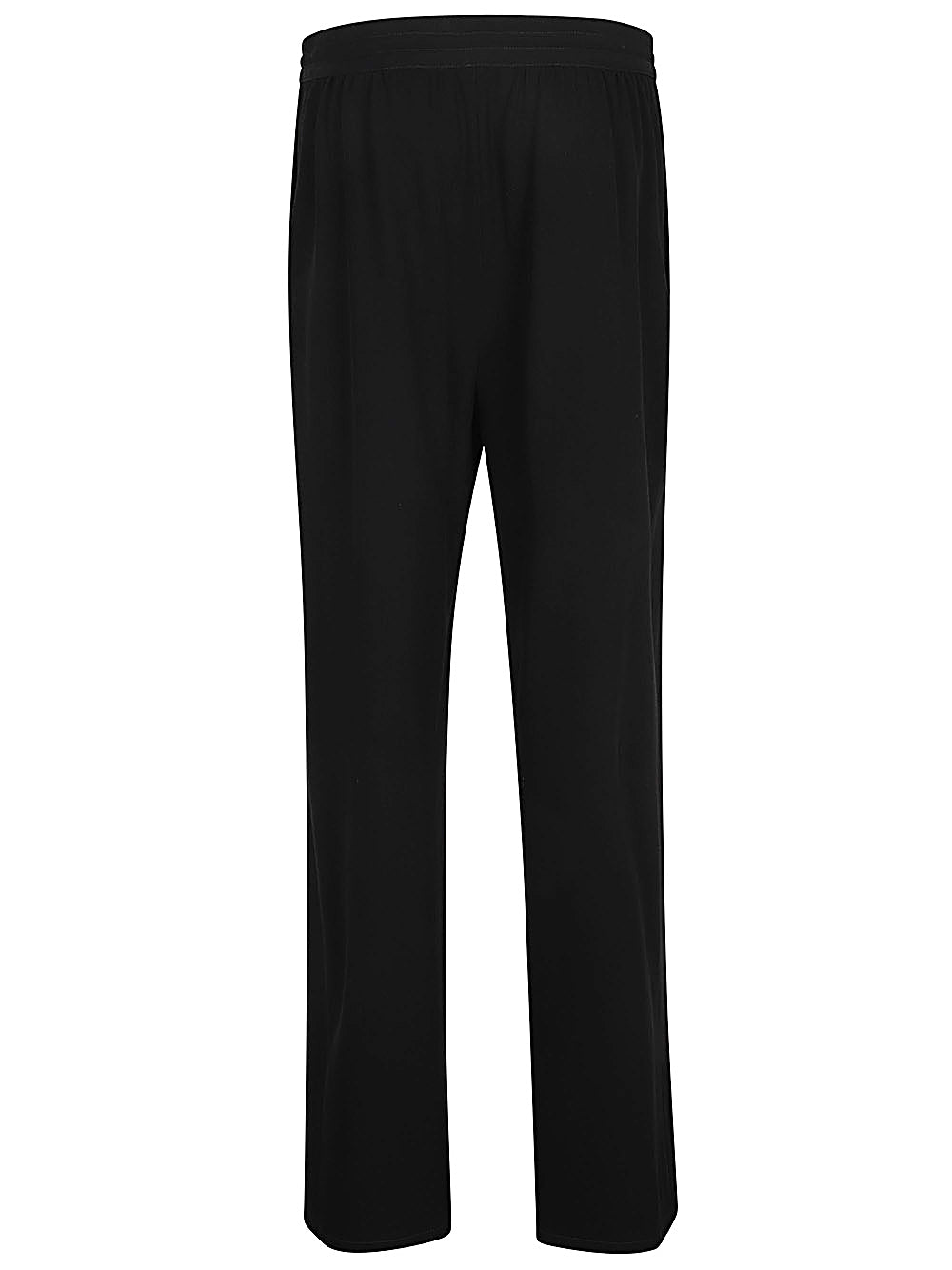 Drawstring wool trousers