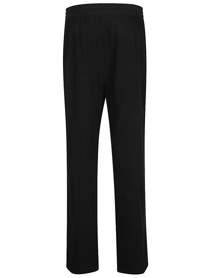 Drawstring wool trousers