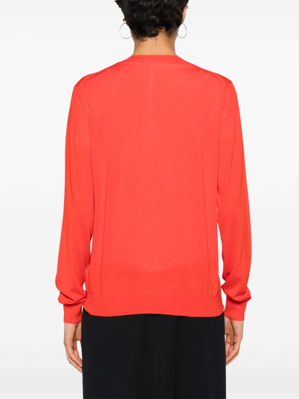 Wwool v-necked sweater