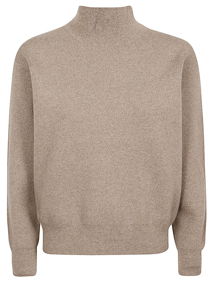 Cashmere high-neck jumper