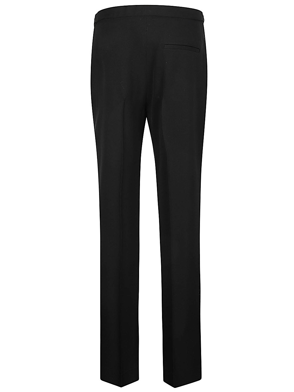 Wool straight trousers