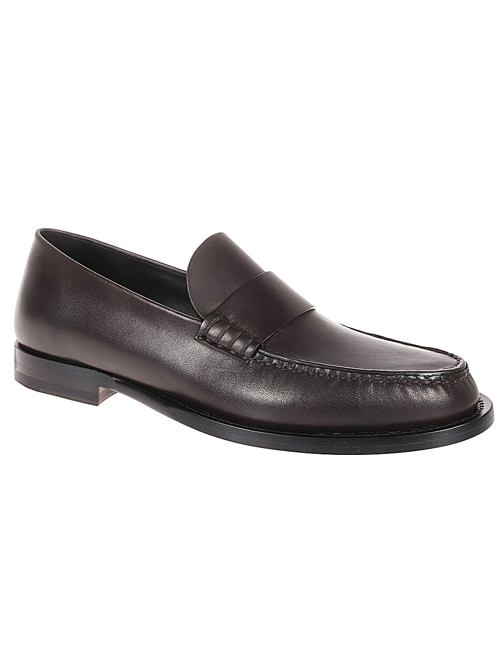 Leather loafers