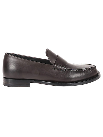 Leather loafers