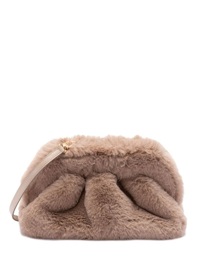 Tia faux fur clutch