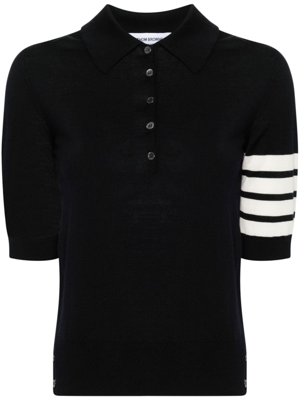 4bar wool polo shirt