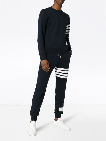 4-bar cotton sweatpants