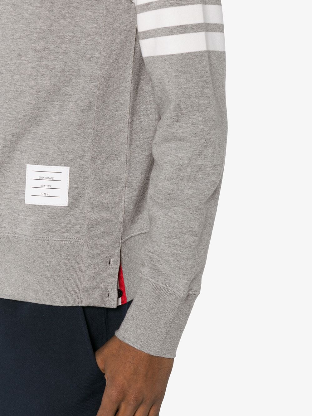 4bar cotton crewneck sweatshirt