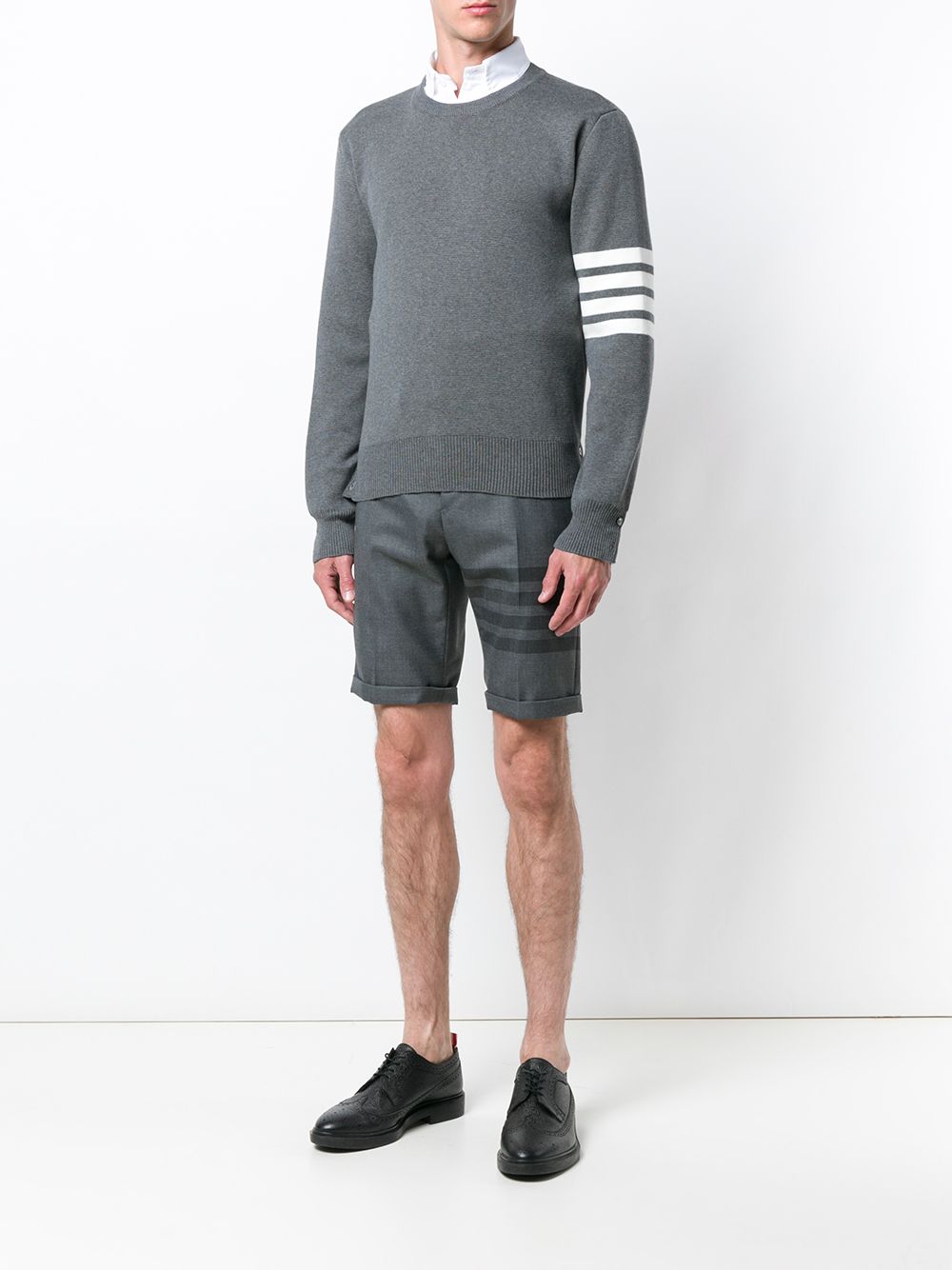 4bar cotton sweater