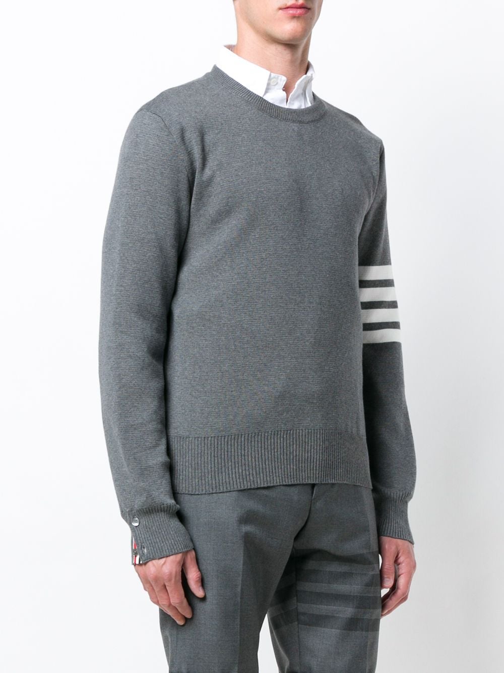 4bar cotton sweater