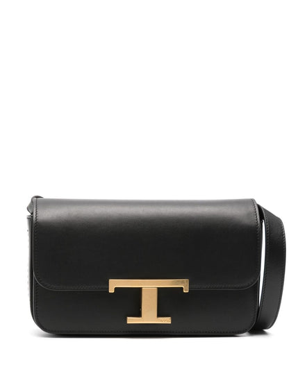 T timeless micro leather shoulder bag