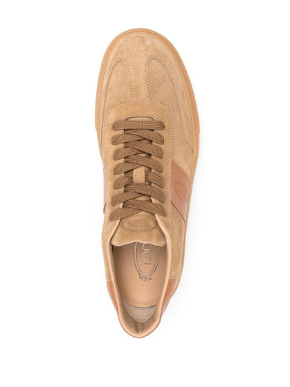 Suede leather sneakers