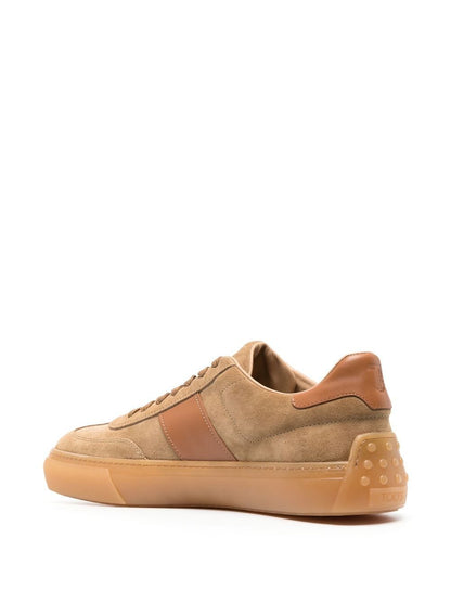 Suede leather sneakers