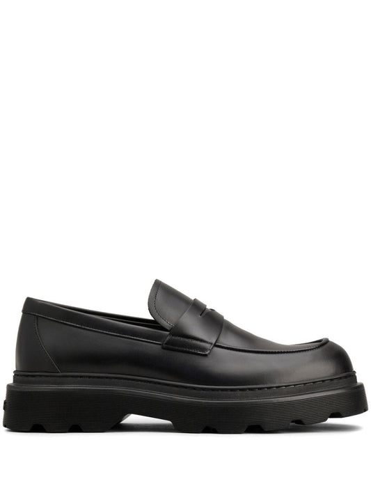 Leather loafers