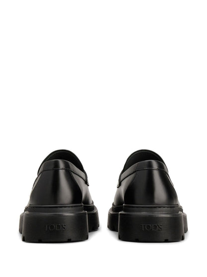 Leather loafers