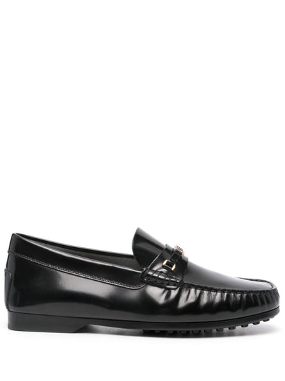 Leather loafers