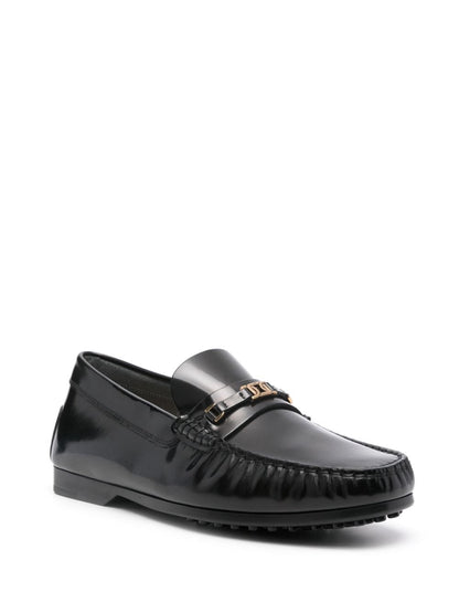 Leather loafers