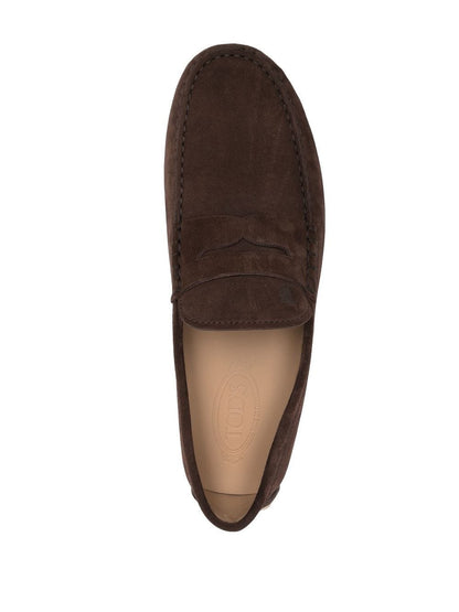 Gommino suede leather loafers