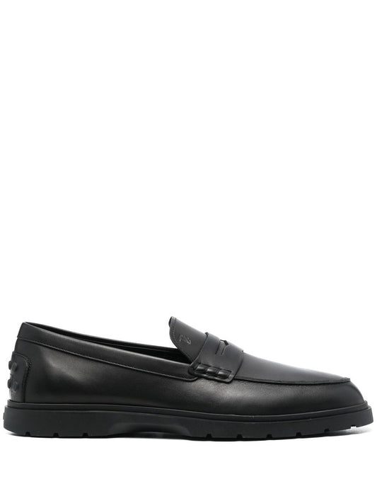 Leather loafers