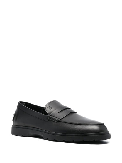 Leather loafers