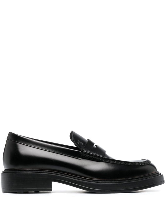 Leather loafers