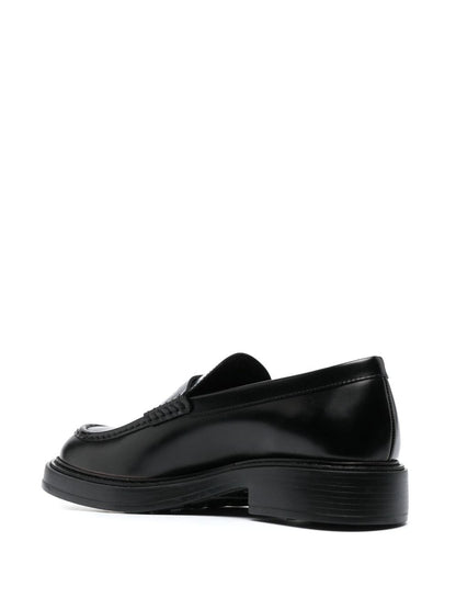 Leather loafers