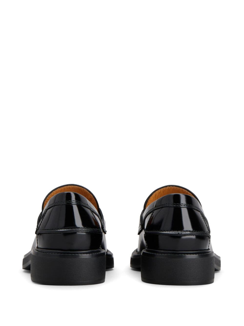 Leather loafers