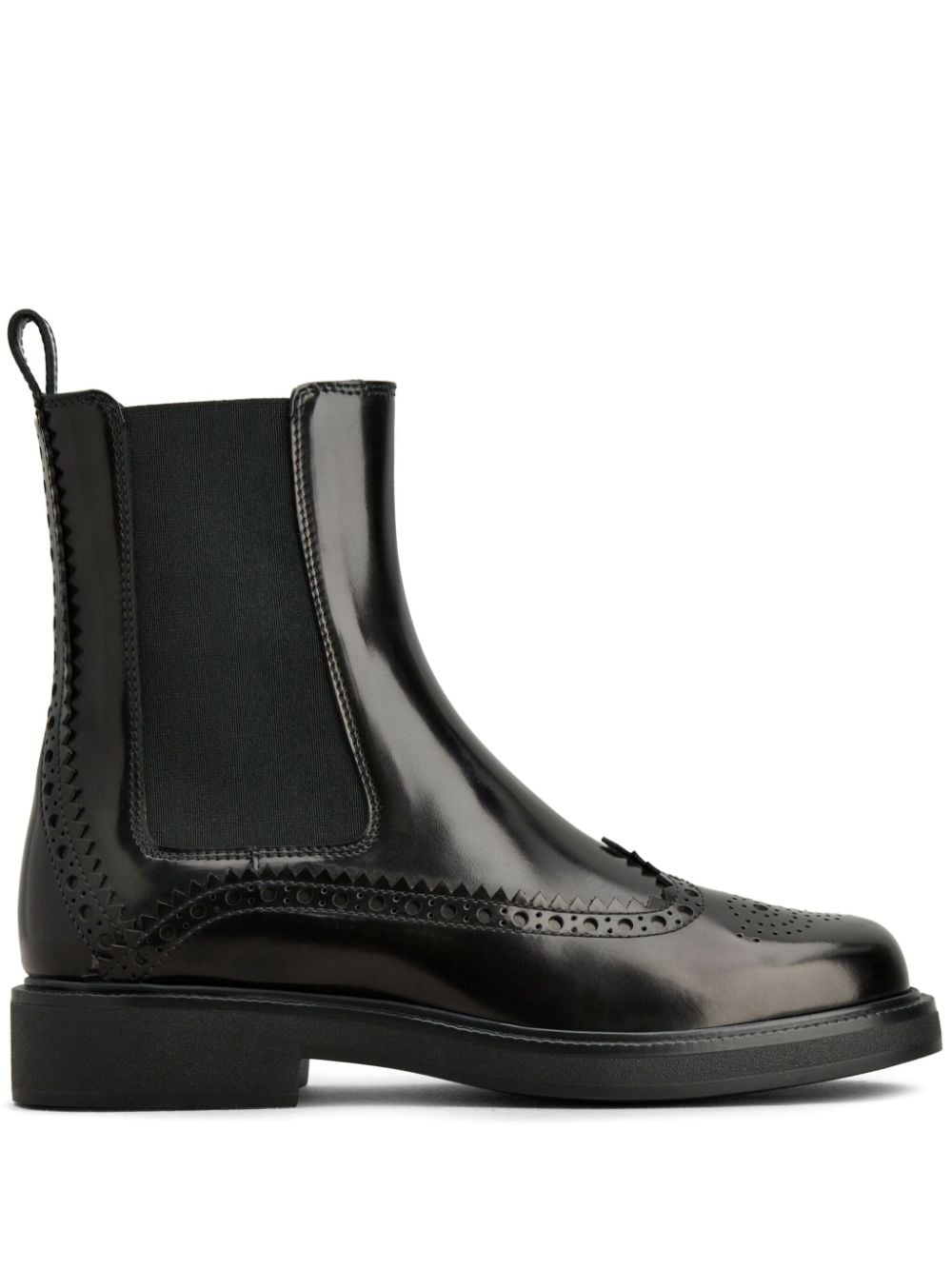 Leather chelsea boots