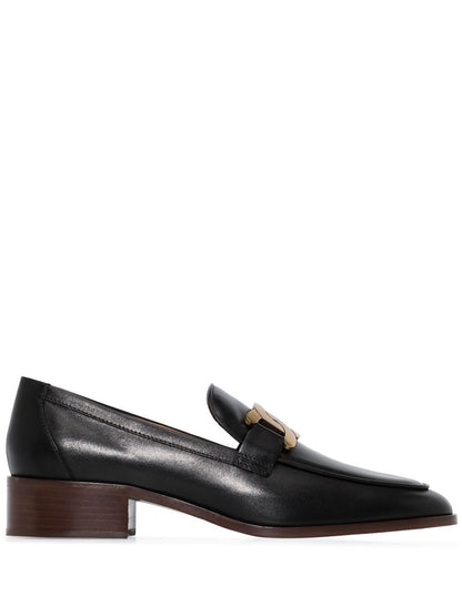 Leather loafers