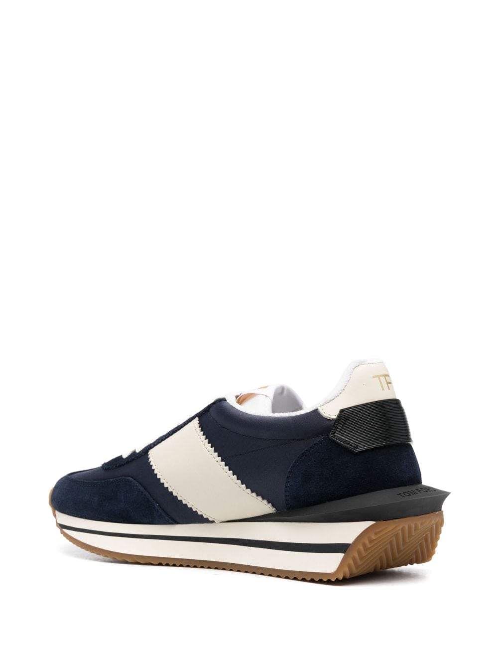 James suede and technical fabric sneakers