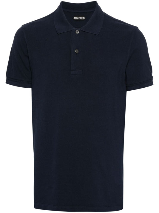 Piquet cotton polo shirt