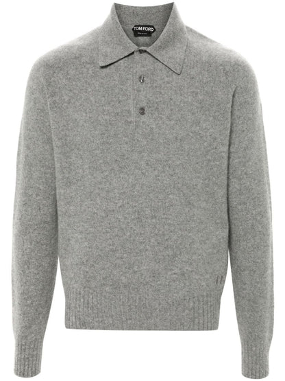 Cashmere polo shirt